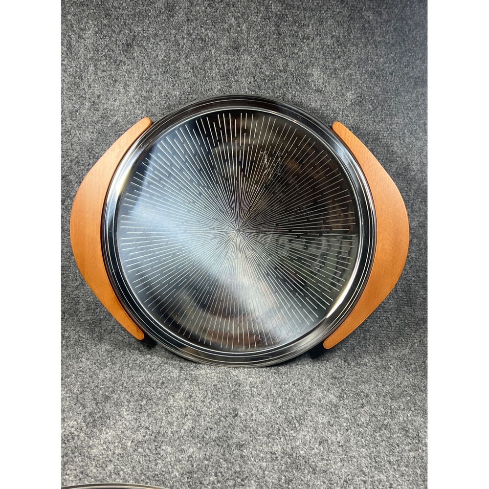 MCM  Franzfer Piatto Termico Brevettato Thermal Tray with Rare/HTF Teak Trivet